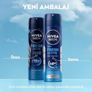 Men Erkek Sprey Deodorant Fresh 150 Ml,ter Kokusuna Karşı 48 Saat Koruma,okyanus Özleri,uzun Süren Ferahlık,alüminyum Içermeyen Formül
