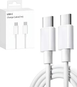 USB C Kablosu Esnek USB C - USB C Şarj Kablosu Pd 3.0 iPhone 15 Pro Max Galaxy S23 S22 S21 A54 Pixel 7 iPad Pro 12.9 iPad Mini 6/air 5 Vb. ile Uyumludur.