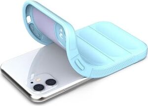 iPhone 11 Kılıf - Bonic Parmak Izi Bırakmayan, Içi Kadife Yumuşak Sıvı Silikon, Sert Kamera Koruyuculu, Darbeye Karşı Dayanıklı - Apple iPhone 11 Uyumlu