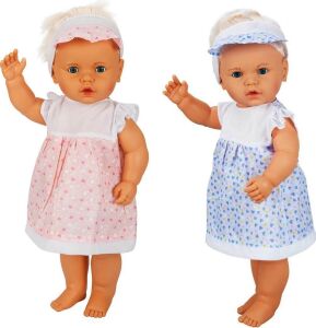 1060011 Lila Sesli Saçlı Et Bebek 60 cm - Stokta Olan Model Gönderilir