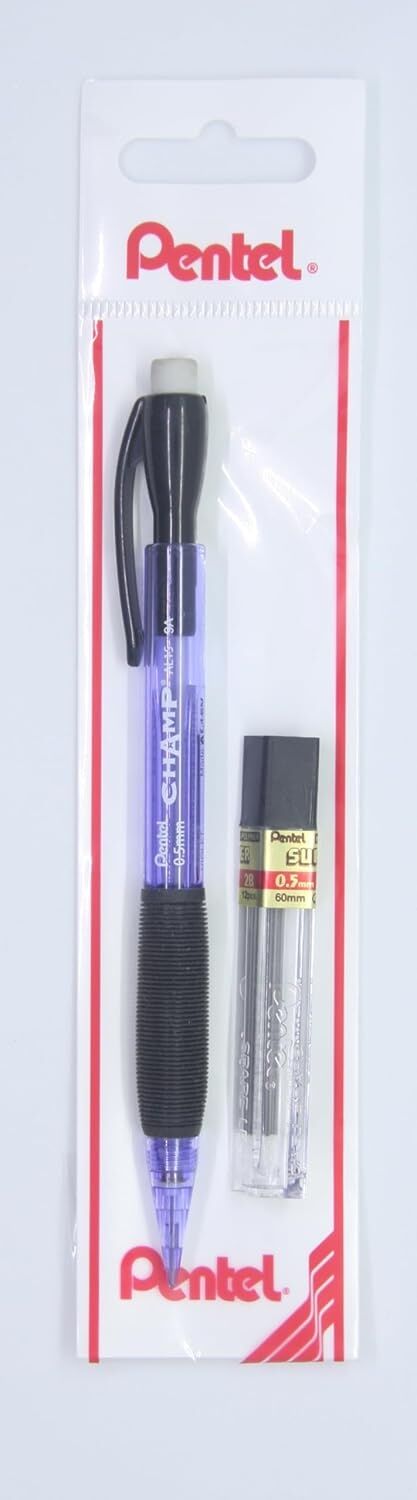 0.5 mm Kauçuk Tutaçlı Versatil - Champ + Yedek Uç Mor
