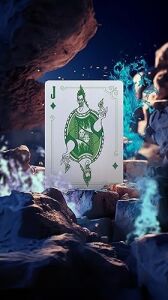 Villains Oyun Kartları – Yeşil Veya Mor | Poker, Kaykay, Koleksiyoncular ve Hayranları Için