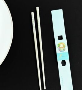 Desenli Metal Chopstick (Yeşil)