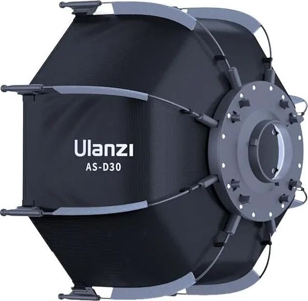 AS-D30 30CM Mini Bowens Montajlı ve Izgaralı Sekizgen Softbox