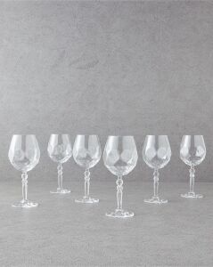 Lucienne Kristalin 6'lı Kadeh 530 ml Şeffaf