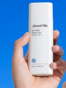 About Me Be Clean Water Sun SPF50+ Pa++++ Uv Koruyucu Su Bazlı Nemlendirici Güneş Kremi 50 ml