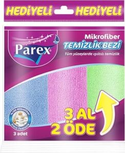 Mikrofiber Temizlik Bezi 3'lü Paket