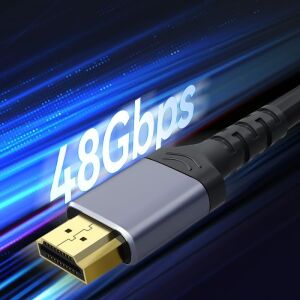 HI002S 8K/60Hz 4K/144Hz HDMI 2.1 Hdr Görüntü ve Ses Aktarım Kablosu 2 Metre