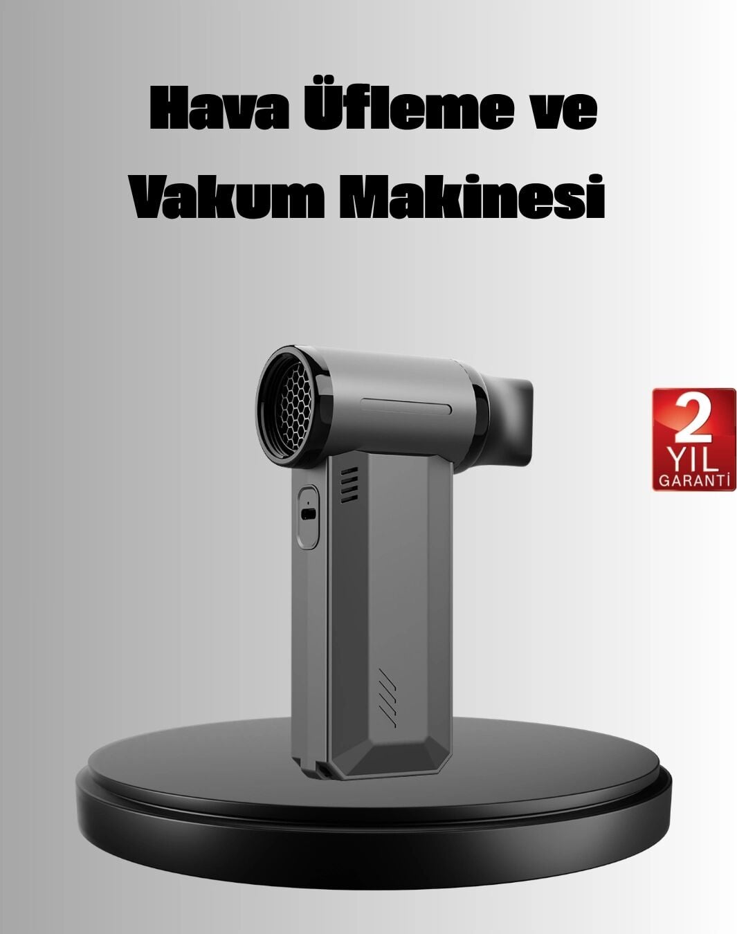 Çok Fonksiyonlu Şarjlı Hava Üfleme ve Vakum Makinesi