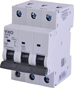10VTB-3C40 Otomatik Sigorta 10KA C Tipi 3 Kutup 40A