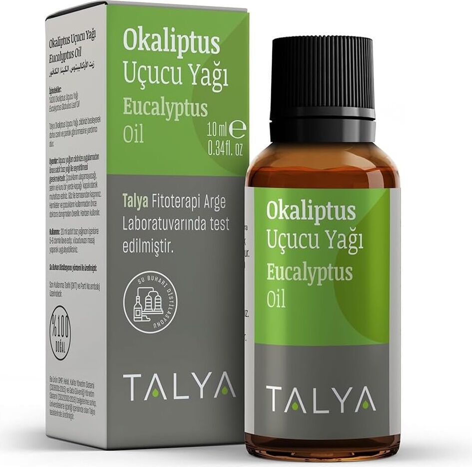 Okaliptus Uçucu Yağı (Eucalyptus Essential OIL),%100 Saf ve Doğal, 10 ml