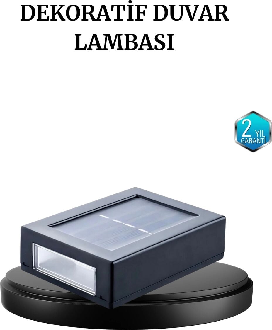 6 LED Güneş Enerjili Sensörlü Lamba – Akıllı Işık Sensörlü, Enerji Tasarruflu Bahçe Aydınlatma