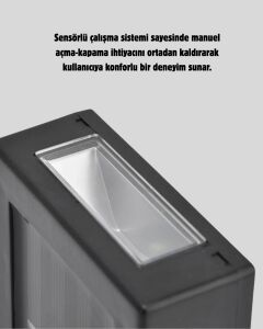 6 LED Güneş Enerjili Sensörlü Lamba – Akıllı Işık Sensörlü, Enerji Tasarruflu Bahçe Aydınlatma