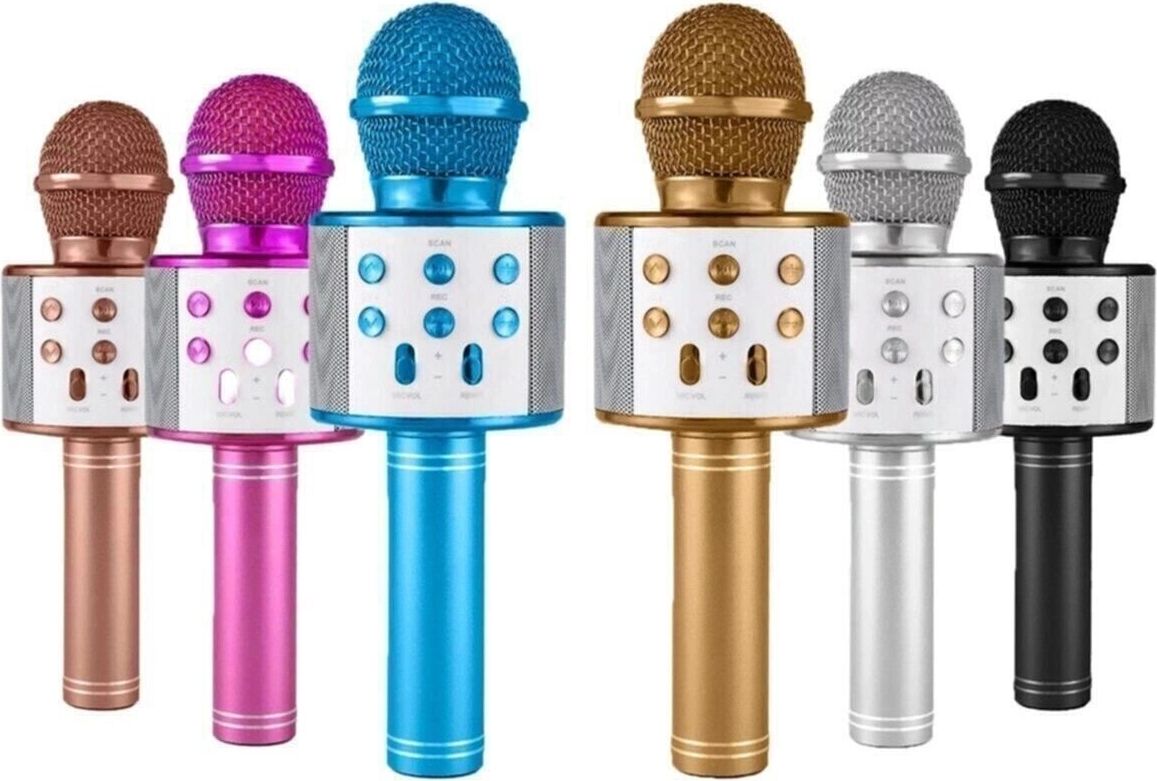Kablosuz Karaoke Mikrofon, Müzik ve Ses Efektleri ile Eğlenceli Şarkı Söyleme Deneyimi