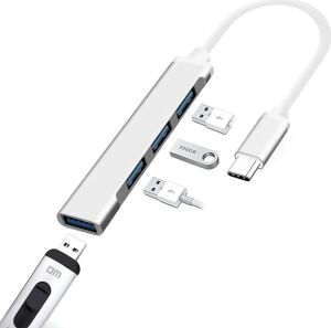 Type-C To USB Hub 4 Port Çoklayıcı Macbook Ile Uyumlu Çoğaltıcı Adaptör