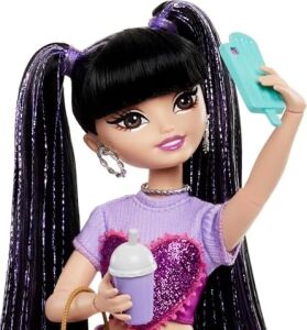 Dream Besties™ Renee™ Bebek ve Aksesuarları  Rüya Arkadaşlar Renee Bebek ve Yiyecek Temalı 11 Aksesuar HYC24