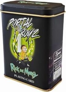 Space Rick&morty Portal Boys Oyun Kartı