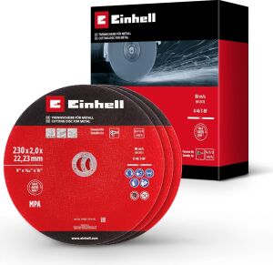 Orijinal  3 Parça Ince Metal Kesme Diski Seti, Ø 230 mm (2 mm Kalınlık, Mpa Sertifikalı, Uzun Ömürlü, Hassas ve Düşük Çapaklı Kesimler, Avuç Taşlamalar Için) - 49711523