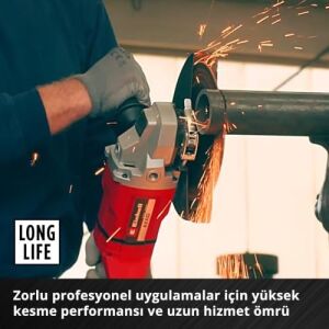 Orijinal  3 Parça Ince Metal Kesme Diski Seti, Ø 230 mm (2 mm Kalınlık, Mpa Sertifikalı, Uzun Ömürlü, Hassas ve Düşük Çapaklı Kesimler, Avuç Taşlamalar Için) - 49711523