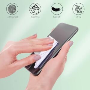 5'li Mikrofiber Gözlük Temizleme Bezi | Çiziksiz Lens Temizleme Bezi | Gözlük, Kamera, Telefon, Tablet ve Ekran Temizlik Bezi | Tüy Bırakmaz, Yıkanabilir, Yeniden Kullanılabilir