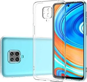 Xiaomi Redmi Note 9 Pro ile Uyumlu Kılıf Şeffaf Kamera Korumalı 3D