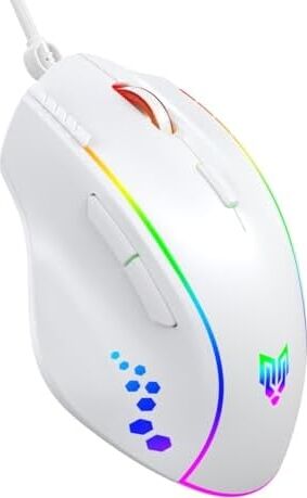Blueforce Luxor Gaming Gamer Rgb Oyuncu Mouse 12800DPI Beyaz