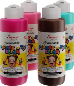 Tamamlayıcı Renkler Parmak Boyası 4'lü Set 4X120ML