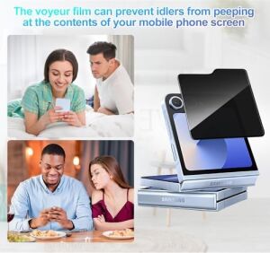 Galaxy Z Flip 7 Ile Uyumlu Hayalet Gizlilik Filtreli Ekran Koruma 0.33MM Incelik Privacy Cam Hayalet 5d Gizlilik Filtreli Galaxy Z Flip 7 ile Uyumlu Ekran Koruyucu