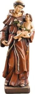 Saint Anthony Reçine 20,32 cm H - Hristiyan Markalar Katolik