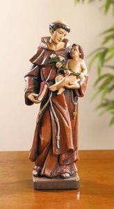 Saint Anthony Reçine 20,32 cm H - Hristiyan Markalar Katolik