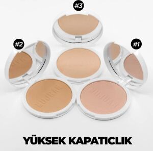 3'lü Profesyonel Mat Pudra Seti