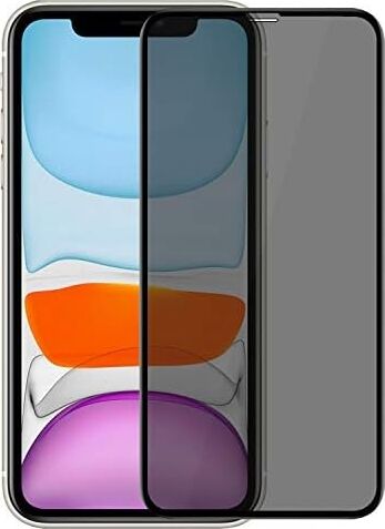 Apple iPhone 11 (6.1'') Privacy 5d Gizlilik Filtreli Cam Ekran Koruyucu Siyah