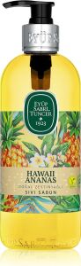 Doğal Zeytinyağlı Sıvı Sabun Hawaıı Ananas (500 Ml)