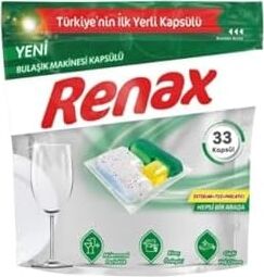 Bulaşık Makinesi Kapsül Deterjanı, 33 Kapsül