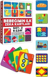 2205 Eğitici Kartlar 6-12 Ay Zeka Kartları