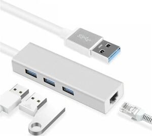 FC06 3 Bağlantı Noktalı Usb3.0 To 3usb3.0 10/100 Mbps Ethernet Kablolu Çevirici