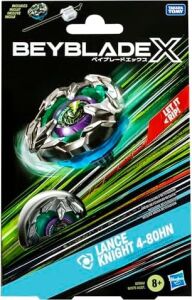 Beyblade x Lance Knight 4-80HN Başlangıç Paketi Seti, Savunma Tipi Sağ Dönen Üst ve Başlatıcı; 8 Yaşındaki Erkek ve Kız Çocukları Için Savaş Oyuncakları