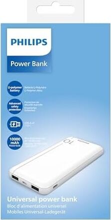DLP2810CW/00 10.000 Mah Powerbank 2xusb-A, 1xusb-C, Beyaz