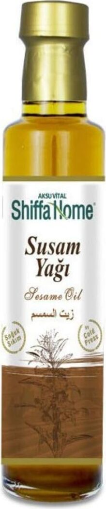 Shiffa Susam Yağı 250 ml | Soğuk SIKIM%100 Doğal Saf Bitkisel Yağ | Omega, Vitamin ve Mineral Açısından Zengin | Cilt ve Saç Bakım Yağı | Masaj, Mutfak ve Aromaterapi Kullanımı