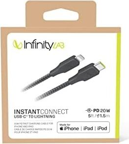 By -  Kablo Usb-C Lightning,siyah,1.5m