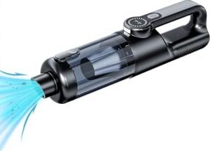 Kablosuz El Süpürgesi, 20000 Pa Güçlü Emişli, 6000 Mah Şarjlı, Fırçasız Motor, Type-C, Çok Fonksiyonlu Araç Süpürgesi, 8 Başlıklı, Premium Kalite