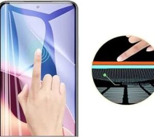 Galaxy S23 Fe ile Uyumlu Cam Ekran Koruma Tam Uyum Çizilmeye Dayanıklı Nano Micro Cam Ekran Koruyucu XC122