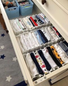 11 Bölmeli Dolap ve Çekmece Içi Düzenleyici Akordiyon Organizer M-00500 (3 Adet) 00517