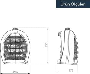 Fanlı Isıtıcı 2000 W LX-6331 Pembe