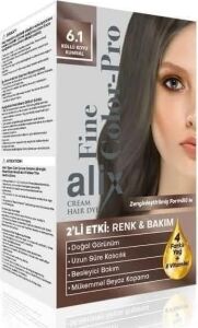 Alix Kit Saç Boyası 50 ml 6.1 Küllü Koyu Kumral