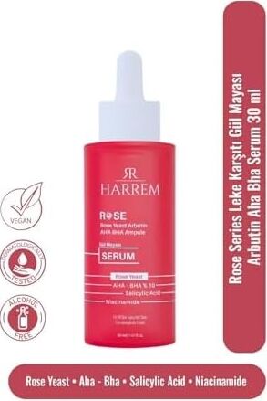 Rose Series Leke Karşıtı Gül Mayası Arbutin Aha Bha Serum 30 ml