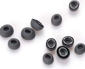 Galaxy Buds 3 Pro Aksesuarları Için Yedek Silikon Kulaklık Ucu Seti Kulaklık Kulak Uçları, 6 Çift (3 Boyut S/m/l) (Gri)