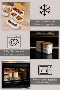 Kahvaltılık Ofis Okul Çocuk Beslenme Kabı Lunch Box Büyük Bölmeli