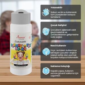 Beyaz Parmak Boyası 60ML