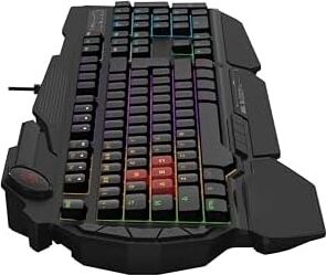 Bloody B310N Q Türkçe Multimedya Neon Gamer Oyuncu Klavye (Oyunculara Özel Asdw Yedek Gaming Tuşlar)